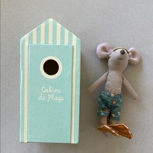 Maileg Beach Big Brother in Cabana (Please Read)